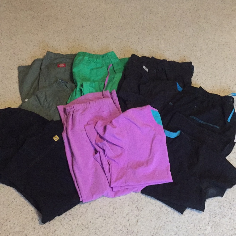 6 sets of scrubs